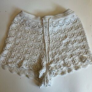 American eagle crochet shorts